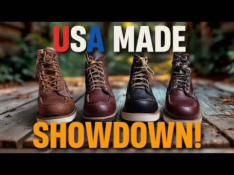 The Best USA Made Moc Toe Boots | Red Wing vs Thorogood vs Truman vs White's