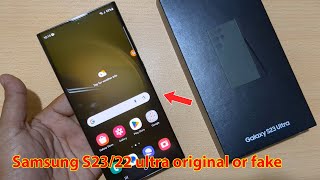 How to check samsung s23 ultra original or fake