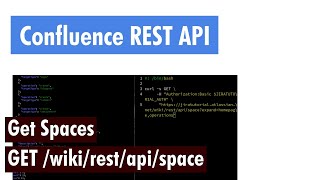 Confluence REST API - Get space list