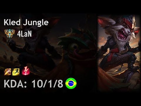 Kled Jungle vs Lee Sin - 4LaN - BR Challenger Patch 8.1