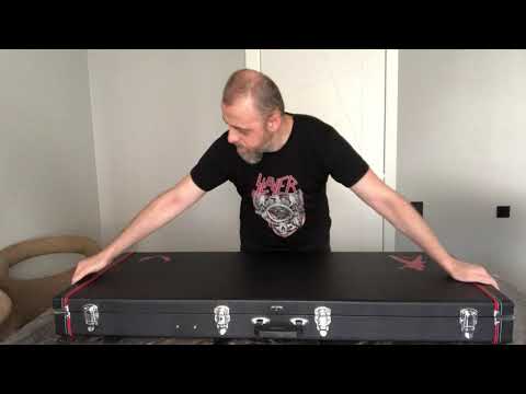 Dean  Kerry King V Black Satin - Unboxing (Kutudan çıkartma)