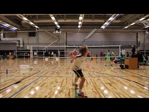 Eesti Noorte GP-5 Aapo Puhakka vs. Kaspar Roletsky BS U11 🏸 Estonian Sulkapallo - Sulgpall