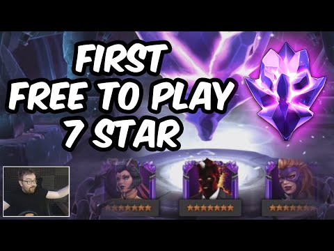 First Free To Play 7 Star Crystal Opening - UNEXPECTED GOD TIER CLUTCH - Marvel Contest of Champions