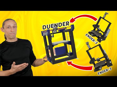 - DUENDER: Part 1 - I converted 2 Creality Ender-3 into one fast CoreXY printer
