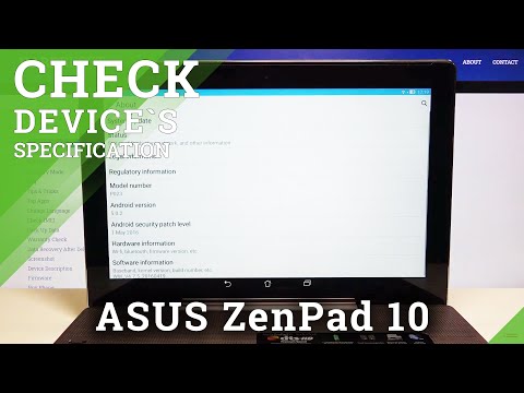 How to Check ASUS ZenPad 10 Specification – IMEI & SN Numbers