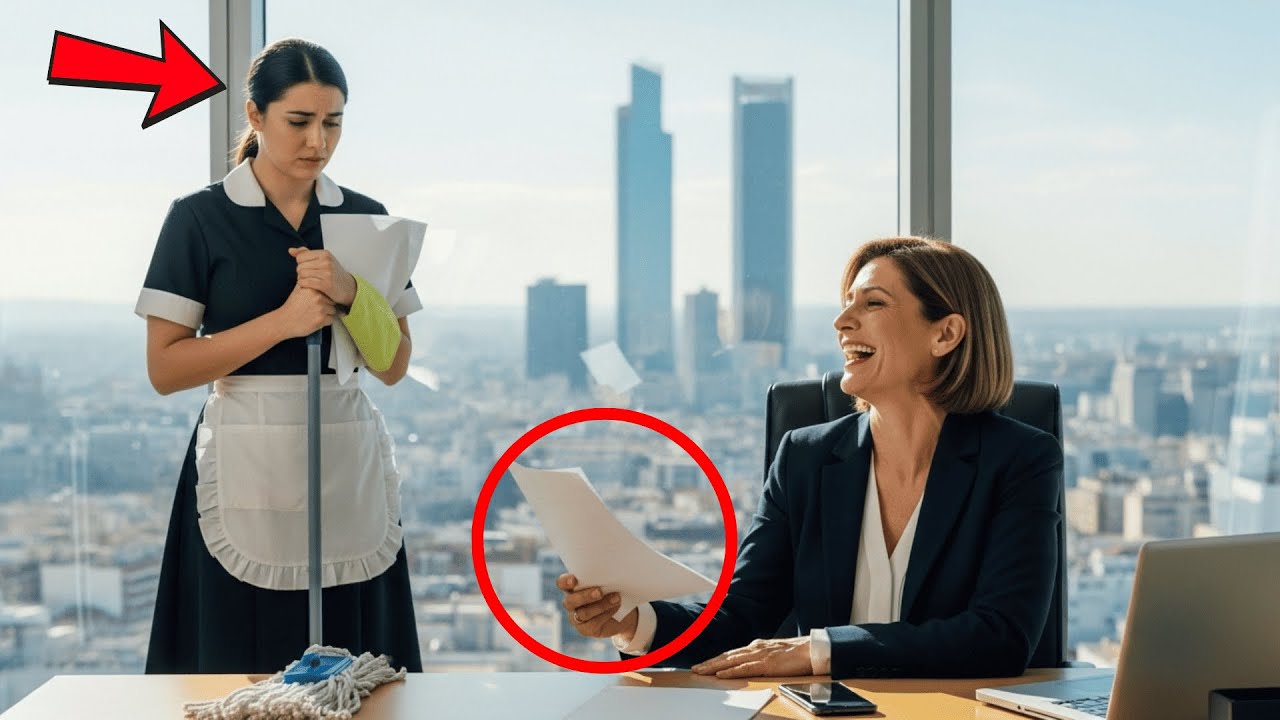 LA MILLONARIA SE BURLÓ DE SU EMPLEADA Y LE ENTREGÓ UN DOCUMENTO IMPOSIBLE — PERO CUANDO ELLA COMENZÓ A HABLAR EN CHINO, TODO CAMBIÓ