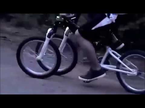 DIY  Leaning tadpole trike controlled tilt by steering -  low cost patented design