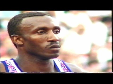 1992 Olympic Games ~ Linford Christie wins the 100m