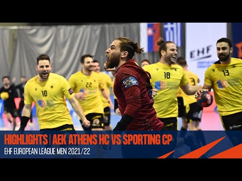 HIGHLIGHTS | AEK Athens HC vs Sporting CP | Round 9 | EHF European League 2021/22