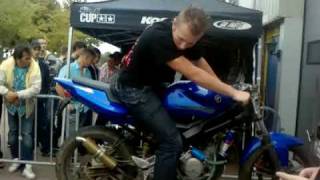 preview picture of video 'Yamaha TZR mhr speed T6 Test Bank'