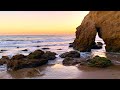Does This Make You Feel Calm??? 🤔🥱  - Stunning Sunset at El Matador Beach, Malibu (6 Hours)