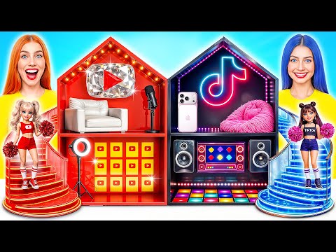 We Build Amazing Social Media Doll House | Creative Decoration Hacks by Multi DO Smile