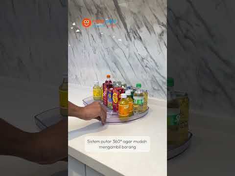 Gambar Stora Wadah Makanan Akrilik Rotating Transparan