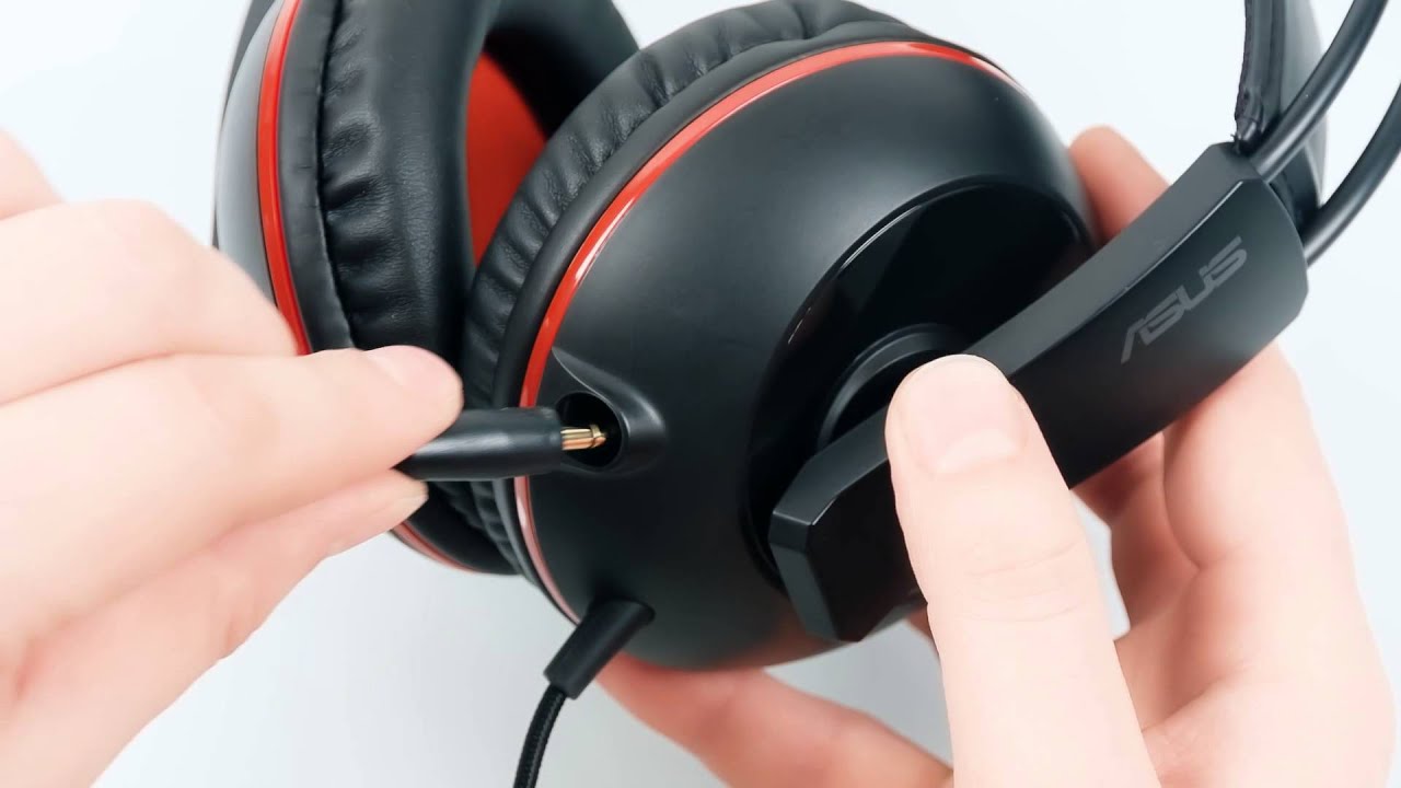 Гарнитура Asus Cerberus V2 1.2м красный/черный проводные (оголовье), 90YH015R-B1UA00