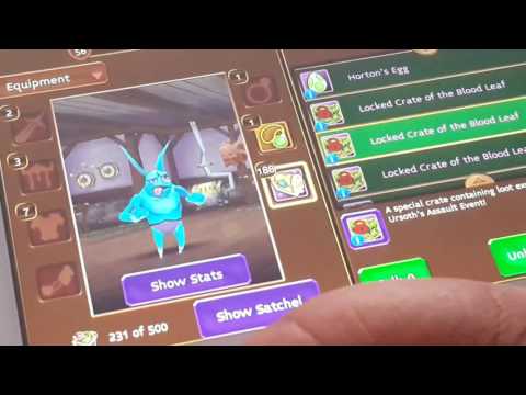 Arcane Legends: Opening leaf blood locked in out immortal aegis