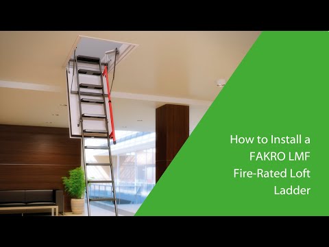 How to Install a FAKRO LMF60 Fire-Rated Loft Ladder