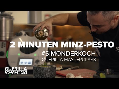 Pesto ohne Nüsse aus der Sterneküche - Basilikum-Minz-Pesto