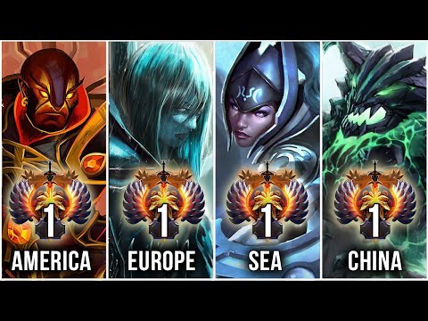 TOP 1 MMR RANK of every region