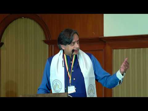 Dr. Shashi Tharoor- AIPC Interactive- 'Endangered Democracy'- Hyderabad