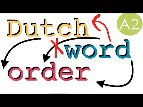 Dutch word order for beginners: mini-course