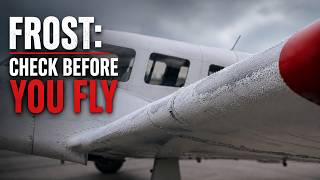 Frost: The 30% Lift Loss Every Pilot Misses (Pre-Flight Checklist)