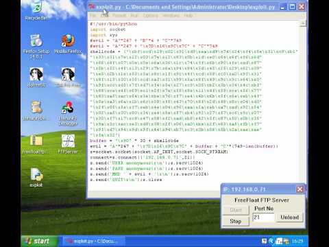 FreeFloatFTP Exploit demo