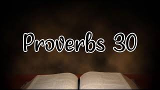 Proverbs 30 - NLT Audiovisual