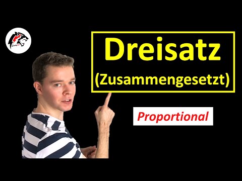 Zusammengesetzter Dreisatz (Proportional) | Mathe Tutorial