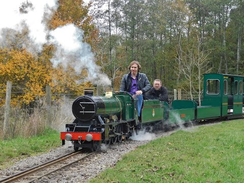 Filming for 'STEAM LOCOS IN PROFILE' at the Eastleigh Lakeside Railway - November 2021