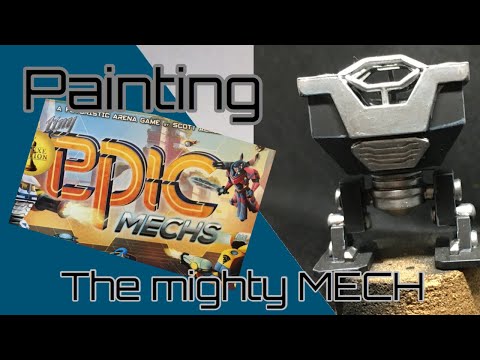 Painting the Mighty MECH from Tiny Epic Mechs