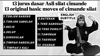 Download lagu jurus dasar asli ‼ silat cimande | 13 original basic moves of cimande silat With English Sub mp3