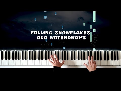 Falling Snowflakes aka Waterdrops PianoPassion Frederic Bernard  Piano Cover Piano Tutorial