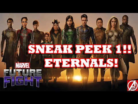 MARVEL FUTURE FIGHT SNEAK PEEK 1! AHORA SI! ETERNALS! GAMEPLAY ESPAÑOL