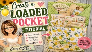 The Loaded Pocket EVERY Junk Journal Needs! ✂️ Beginner Friendly DIY
