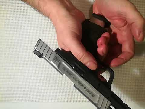 Combat handgun - dropping slide prematurely on a empty chamber (fix it this way)