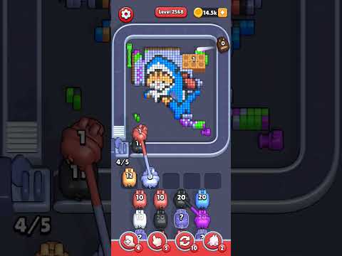 Pixel Flow Level 2568 Walkthrough