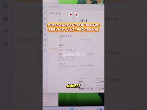 SERVICE LAPTOP DARI JEPANG HINGGA GANTI PROCESSOR! 🇯🇵💻 #servicelaptop #processor #jepang #amd #ryzen