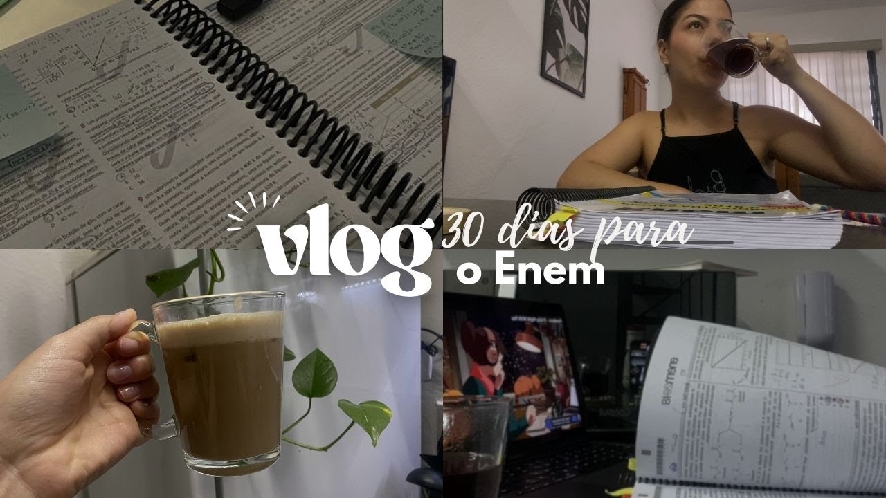 Rotina Real Pré-Enem | Estudo Produtivo, Revisão e Simulado Desafiador 📚