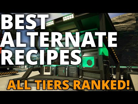 Alternate Recipe Guide - Best alternate recipes for each tier in Satisfactory 1.0
