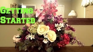 Getting Started with a Silk Floral Arrangement