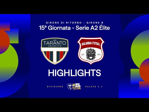New Taranto-Sulmona Futsal 9-7 | Goals and HL | Matchday 15 | Serie A2 Elite 2025/26 - B