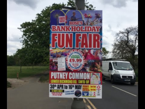Roses bank holiday fun fair Putney common| great time!!!