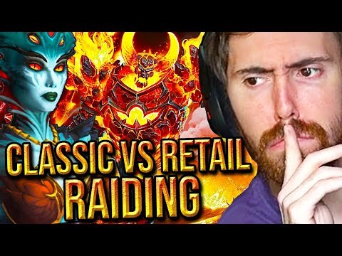 Asmongold Reacts To Classic VS Retail WoW Raiding - Platinum WoW