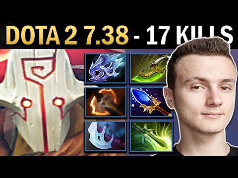 Juggernaut Gameplay Miracle with 17 Kills and Moon Shard - Dota 2 7.38