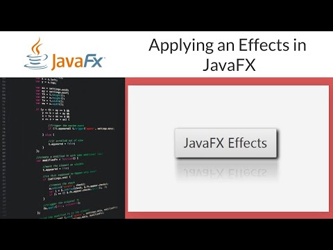 JavaFX Effect tutorial for beginners