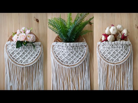 DIY Macrame Plant Hanger Easy NEW Diamond Design