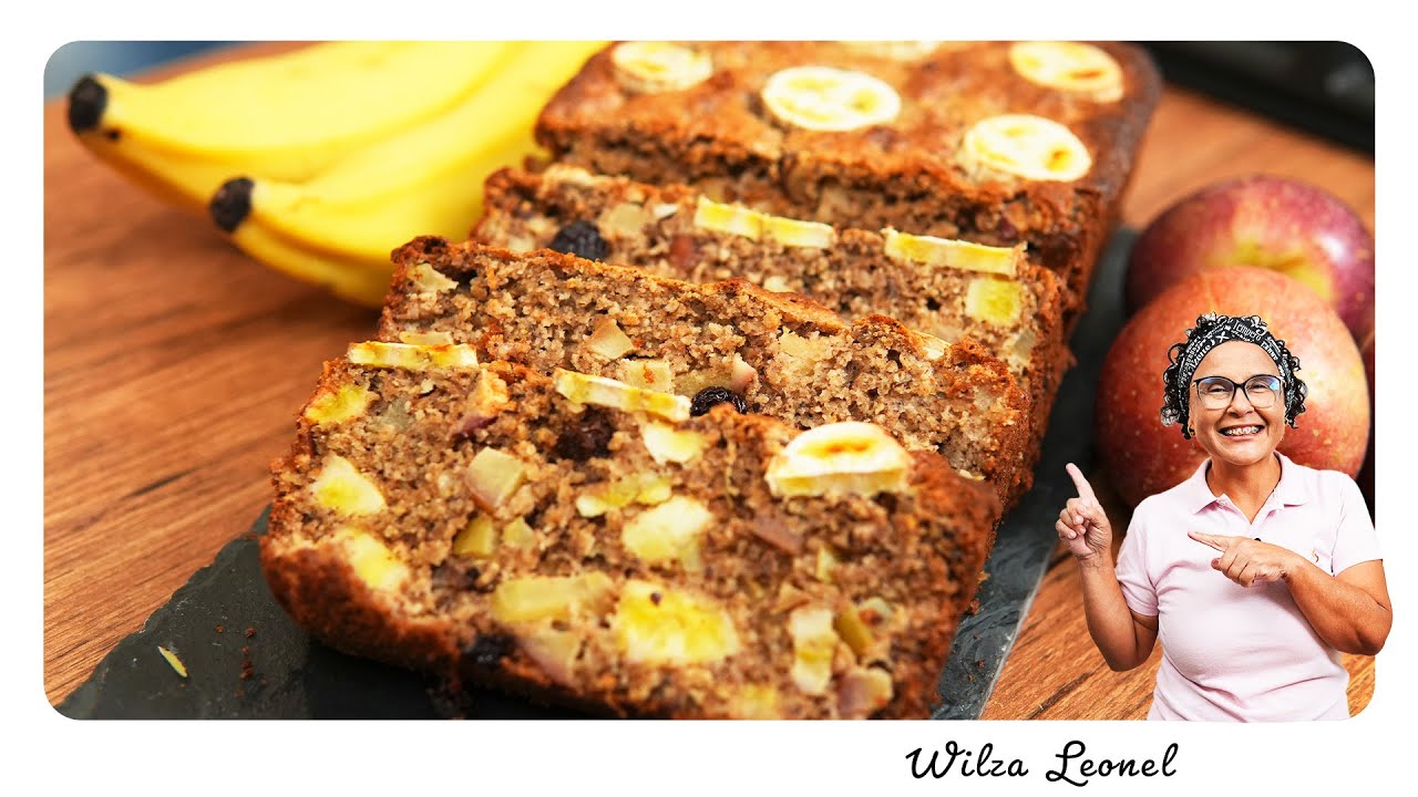 BOLO FIT DE BANANA E MAÇÃ: SEM AÇÚCAR, SEM GLUTEN, E SEM CULPA - Wilza Leonel