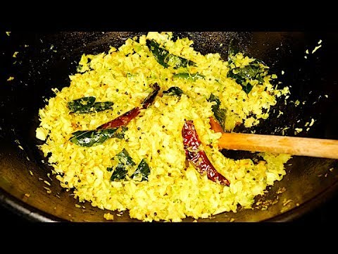 Cabbage Thoran Kerala Style