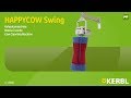 Автоматическая щетка для чистки шкуры коров KERBL HAPPYCOW Swing Видео