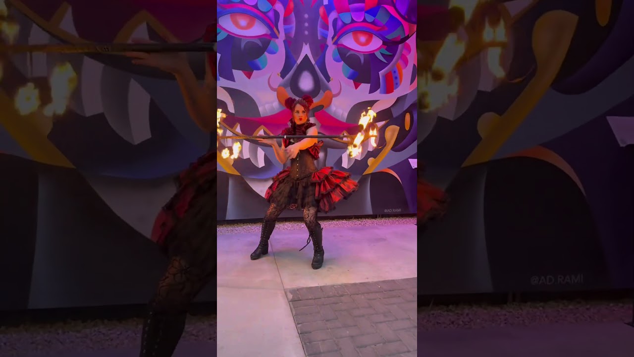 Promotional video thumbnail 1 for Riley Jalowy Fire Eater